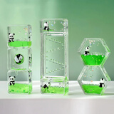 JIANTIAN沙漏摆件减压桌面文创饰品熊猫油滴计时器解压情绪伴手礼元旦礼物