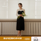 独束【束型系列】大码郁金裙双版型拼接连衣裙女新款显瘦气质裙子 梨形-加长 3XL (尺码：5)