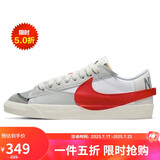 耐克NIKE男休闲鞋经典BLAZER LOW '77新年红运动鞋DQ8769-100灰白43