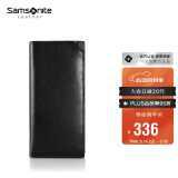 新秀丽（Samsonite）男士长款钱包牛皮卡包驾驶证件收纳包520礼物送男友TK6*09003