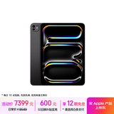 Apple/苹果 iPad Pro 11英寸 M4芯片 2024年新款平板电脑(256G WLAN版/MVV83CH/A)深空黑色