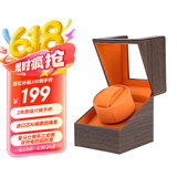 夺金匠（DUOJINJIANG）摇表器转表器进口芯防磁收纳盒手工订制单表位 爱马仕橙