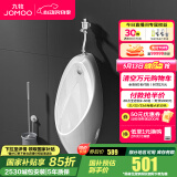 九牧（JOMOO）小便斗男士壁挂式墙排陶瓷小便池抗菌防臭感应机械可选小便器 【手按机械式小便器】13071