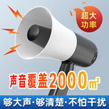 雅兰仕（EARISE）09 手持喇叭喊话器大功率蓝牙扩音器户外宣传录音扬声器便携式可充电叫卖大声公 黑白