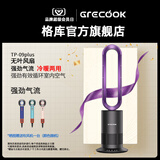 格库（GRECOOK）家用节能取暖器暖风机电暖气速热无叶风扇冷暖两用暖风机电风扇落地家用空气循环遥控空气净化 TP-09Plus冷暖两用 二合一（灰紫色）