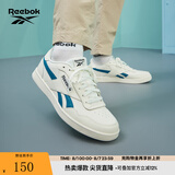 Reebok锐步官方男女鞋COURT ADVANCE时尚休闲复古板鞋 GZ9623 米白/蓝/黑 42.5 (27.5cm),US: 9.5