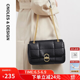 蔻一（Cnoles）斜挎包女士大容量百搭菱格小方包2025流行女生包包