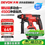 大有（Devon）20V工业级无刷充电锂电电锤5401打混凝土电镐开凿4.0Ah单电快充