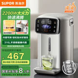 苏泊尔（SUPOR）电热水瓶双层电热水壶5L烧水壶316L不锈钢电水瓶2200W多段保温恒温饮水机 SW-50T801Pro