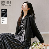 香影酷飒风黑色皮衣女2026秋季新款高级感洋气pu机车短款夹克外套 黑色 XL 170/92A/125-140斤