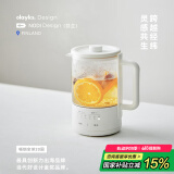 olayks立时 养生壶迷你养生杯 小型煮茶壶一人花茶壶带滤网 恒温不锈钢水壶 0.6LOLK-YSB600C