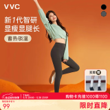 VVC打底裤女春秋新款高腰小脚鲨鱼裤塑形修身显瘦高弹瑜伽裤子 【抗菌蜜臀裤】曜石黑 L （100-110斤）