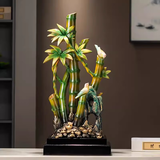 赟娅节节高升招财富贵竹子摆件客厅旺宅电视柜领导办公室乔迁新居礼品 节节高升竹子装饰摆件（大号）