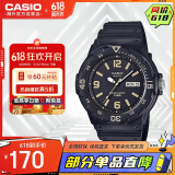 卡西欧（CASIO）复古休闲腕表时尚指针防水学生运动手表 MRW-200H-1B3VDF