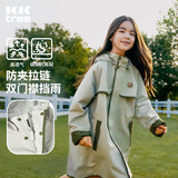 Kocotreekk树儿童雨衣带书包位防水透气宝宝加厚雨衣男女孩上学时尚雨披