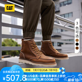 CAT卡特马丁靴工装鞋男鞋新复古回潮机车靴P7049/P712950/P712947 浅棕P724049 44
