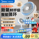 华凌美的【小暴风】白天鹅空气循环扇 家用电风扇大风量摇头轻音卧室台式落地扇节能空调扇WH-FGA2001
