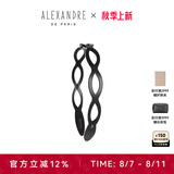 亚历山大（ALEXANDRE DE PARIS） 简约女士头箍压发时尚发饰经典头饰女 N 黑色粗