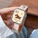 SAE2025新款S10编织可插卡电话手表超薄5G全网通高中生成人华强北可视频通话GPS定位多功能长续航运动 标配版2+16编织腊肠狗春樱粉