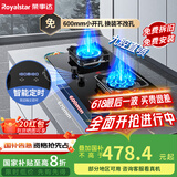 荣事达（Royalstar）燃气灶天然气煤气灶双灶 小开孔600mm嵌入式台式液化气灶小尺寸聚能全进风家用炉灶大火力灶 (方架定时)九腔鸳鸯+600小开孔R37 罐装液化气