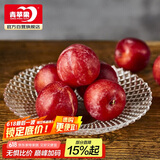 青苹果玻璃果盘轻奢家用客厅装饰婚庆零食水果沙拉碗10.3英寸