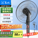 长城（CHANGCHENG）电风扇落地扇18吋五叶风扇摇头商务电扇居家办公立式风扇大功率大风量工业扇交流定频风扇FS-45