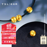 谢瑞麟（TSL）黄金转运珠足金路路通百单品不含手绳YS009 约0.25g