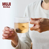 无印良品 MUJI 耐热玻璃 马克杯 水杯 杯子 MDE52A5A 透明