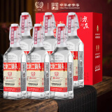 方庄北京二锅头出口方瓶 清香型白酒礼盒 送礼送长辈高粱纯粮酒整箱 42度 450mL 6瓶 礼盒[国际红]