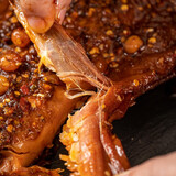 三国盛世双流麻辣兔肉898g四川成都特产烤兔冷吃卤味熟食手撕兔+兔头