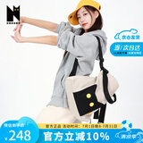 NOXXON双肩包女单肩两用托特包大容量书包通勤轻便背包旅行包 杏仁色