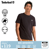 添柏岚（Timberland）官方男装短袖T恤夏季新款户外透气宽松|A6DKU A6DKU001/黑色 S (170/76A)