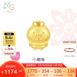 周生生黄金转运珠 文化祝福十二生肖足金串珠定价生肖鸡93700C不含绳