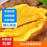 龙九蜜薯红薯烤地瓜现挖番薯 农家自种新鲜生鲜蔬菜优质粗粮整箱 精选款带箱3斤装 单果1两+ 源头直采包邮