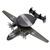 成真仿真战机地带战斗机航天飞机轰炸机歼十回力合金飞机模型儿童玩具 空中预警机