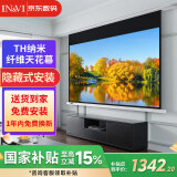 英微（IN&VI）投影幕布TH纳米纤维84英寸16:9嵌入式电动幕布家庭隐藏式天花幕布投影仪屏幕