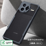讯迪【镜头全包保护】适用红米k80手机壳 小米redmi k80pro保护套气囊防摔360°旋转磁吸支架保护壳 适配红米K80Pro【黑·镭射纹款】气囊防摔