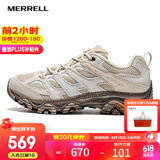 迈乐（Merrell）官方店男女款户外登山徒步鞋减震MOAB 3迈越者轻量防滑耐磨透气 J035883白灰米（男款） 43