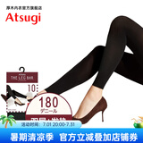 厚木Atsugi加厚保暖180D双层编织发热10分丈9分打底袜女TL2006 黑色 1条 M L 身高150至165cm