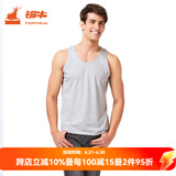 铜牛内衣背心男士休闲运动背心舒适打底衫汗衫NB006 10花灰 XL (175/100)