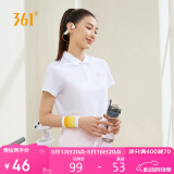 361°短袖女春夏季运动t恤速干衣polo衫跑步健身休闲瑜伽662424130H-1