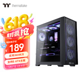Thermaltake（Tt）钢影 风S 黑色 机箱水冷电脑主机（支持EATX/钢化玻璃侧透/支持360水冷/高兼容/4090显卡）