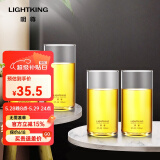 明尊（LIGHTKING）玻璃水杯茶杯 牛奶果汁杯办公室男女茶水杯耐热玻璃杯子套装 CP'20【100ml】4只装