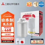 可菱水净水器滤芯 台上式净水机替换滤芯可直饮日本原装进口适配Q601/Q602过滤芯 三菱净水器滤芯QC0628P 【1盒装】QC0628P 替换过滤芯