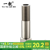一靓4分全铜加长内外丝直接延长铜接头龙头角阀水管内牙转外牙接外丝 A4款：4分 内外丝延长接头 10CM（电镀款）