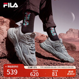FILA 斐乐运动鞋女MARS II 火星系列二代秋秋季时尚复古跑步鞋女 合金灰-AL 36