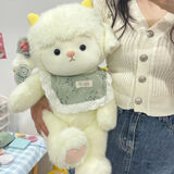 赟娅小熊玩偶公仔陪睡安抚毛绒玩具花束送女友高级生日毕业季礼物 晚安小羊 30cm