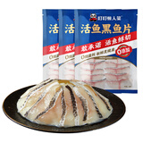 叮叮懒人菜活鱼黑鱼片250g*3袋 免浆黑鱼 海鲜粥火锅酸菜鱼食材半成品预制菜