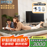INTEX 64109双人加大充气床垫露营户外防潮垫家用陪护午休睡垫折叠床