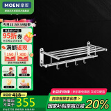 摩恩（MOEN）不锈钢镜面卫浴五金挂件 304不锈钢可翻转双层浴巾架ACC1914